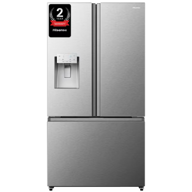 Hisense 25.4-cu ft French Door Refrigerator with Dual Ice Maker and Water Dispenser