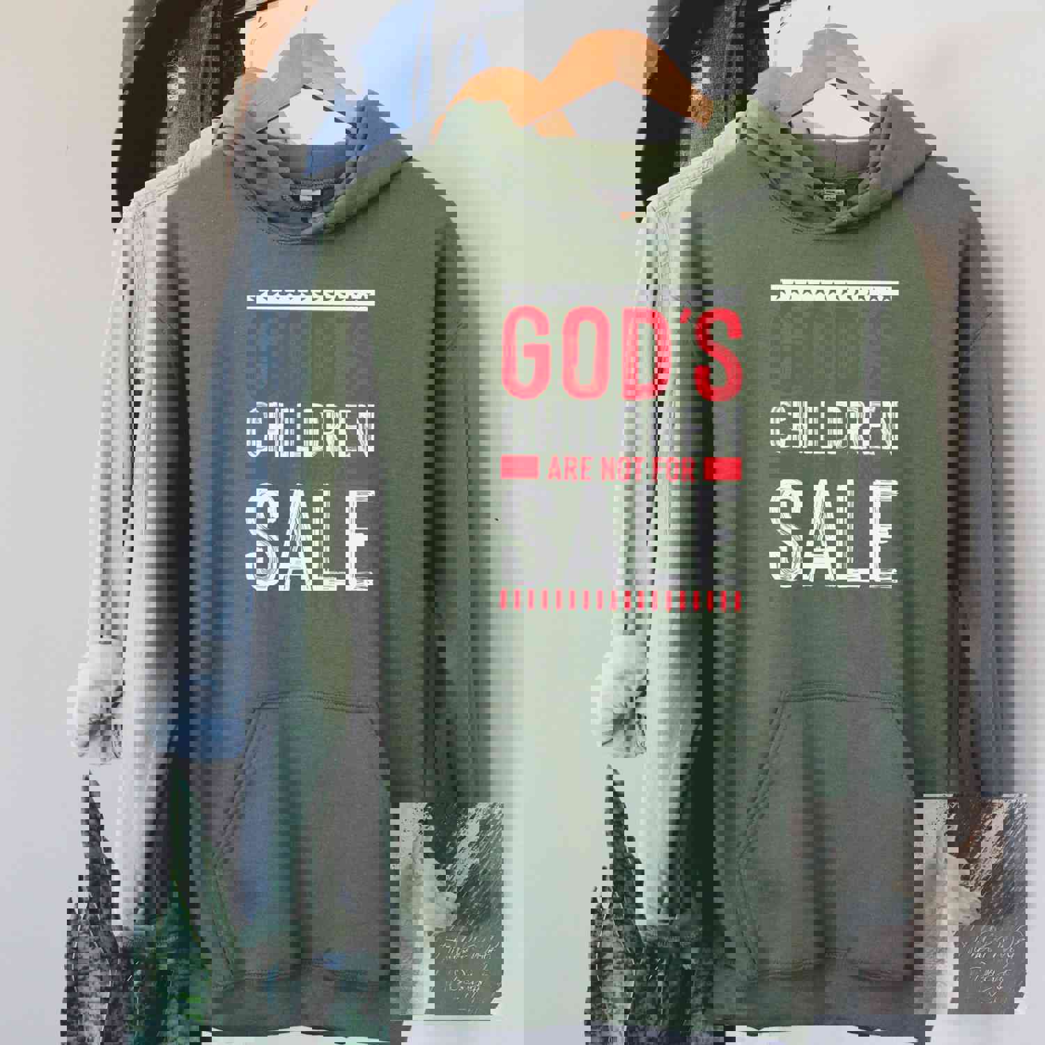 Gods Children Are Not For Sale Shirt - American Flag USA Military Christian T-Shirt