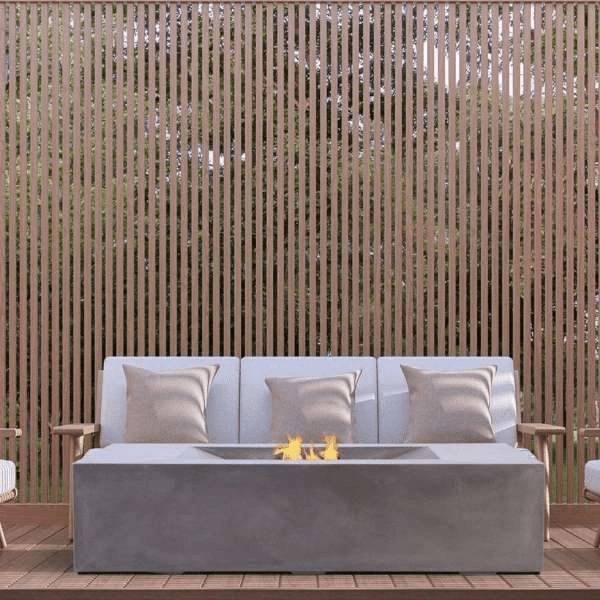 PyroMania Fire Moderne Commercial Rectangle Fire Pit