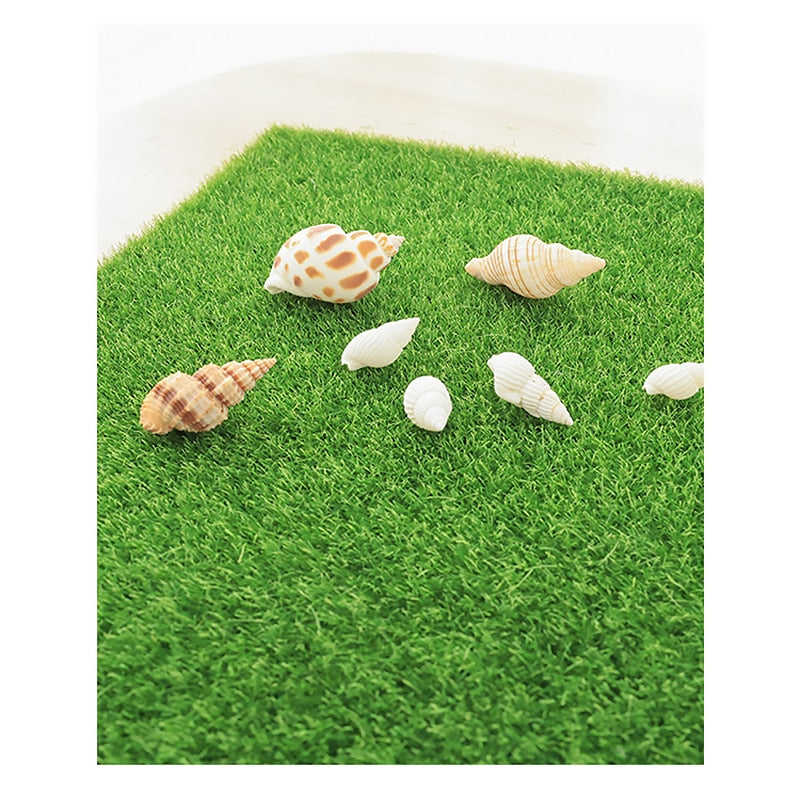 2 Pieces Artificial Grass Outdoor Gardening Turf Lawn Synthetic Fake Grass Micro-landscape DIY Flocking Rug 30*30cm