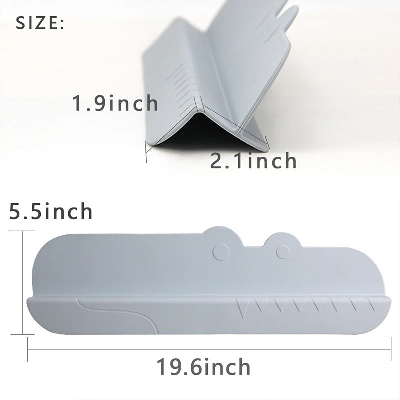 HomeEZgoods - Silicone Kitchen Sink Splash Guard for Effective Protection
