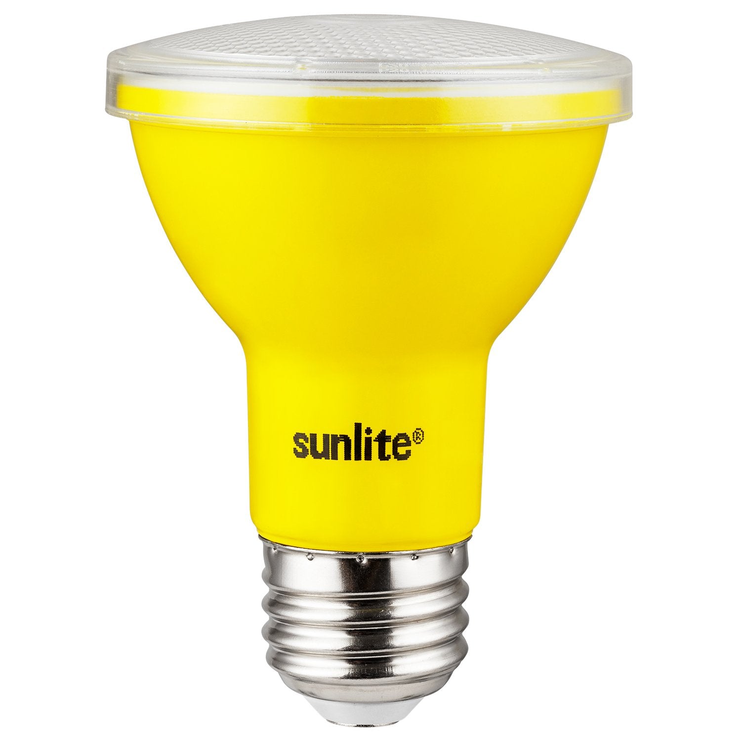 Sunlite Yellow LED PAR20 Reflector Light Bulb - 3W, Medium Base, 30° Beam Angle (6 Pack)