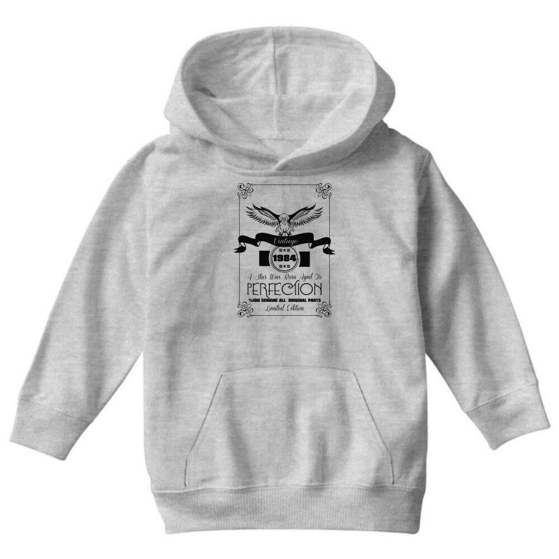 Vintage 1984 A Star Was Born Aged Perfection Youth Hoodie