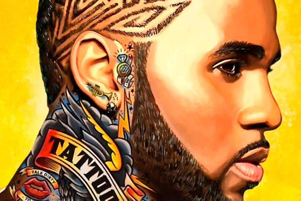 Jason Derulo Tattoo Music Poster - High-Quality Brand New