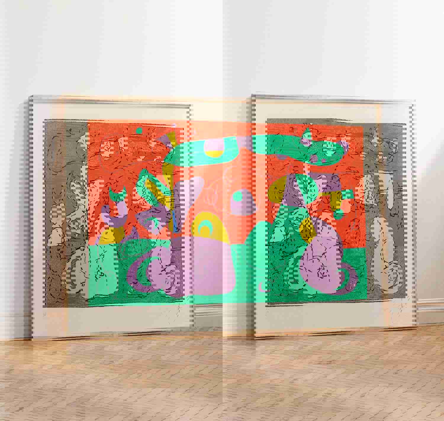Ubu Roi - Joan Miro - Modern Art Print