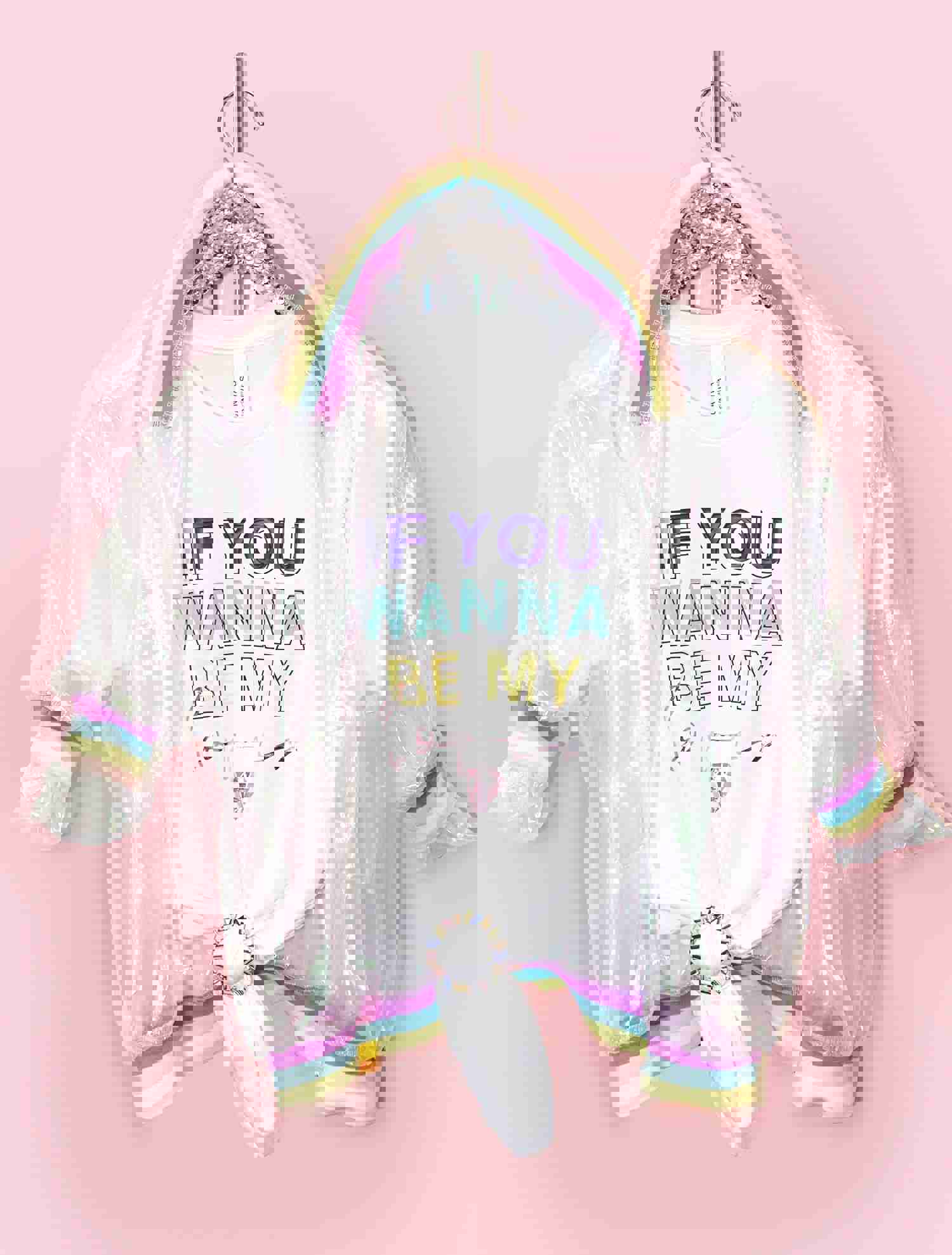 Retro Jacket Translucent | 90s Theme | Bachelorette Party Shirts