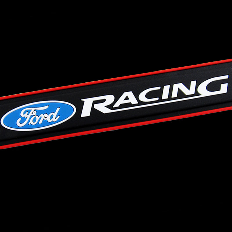 For Ford Racing 3D Anti-Scratch Door Sill Scuff Panel Cover Decal Protector (4PCS)