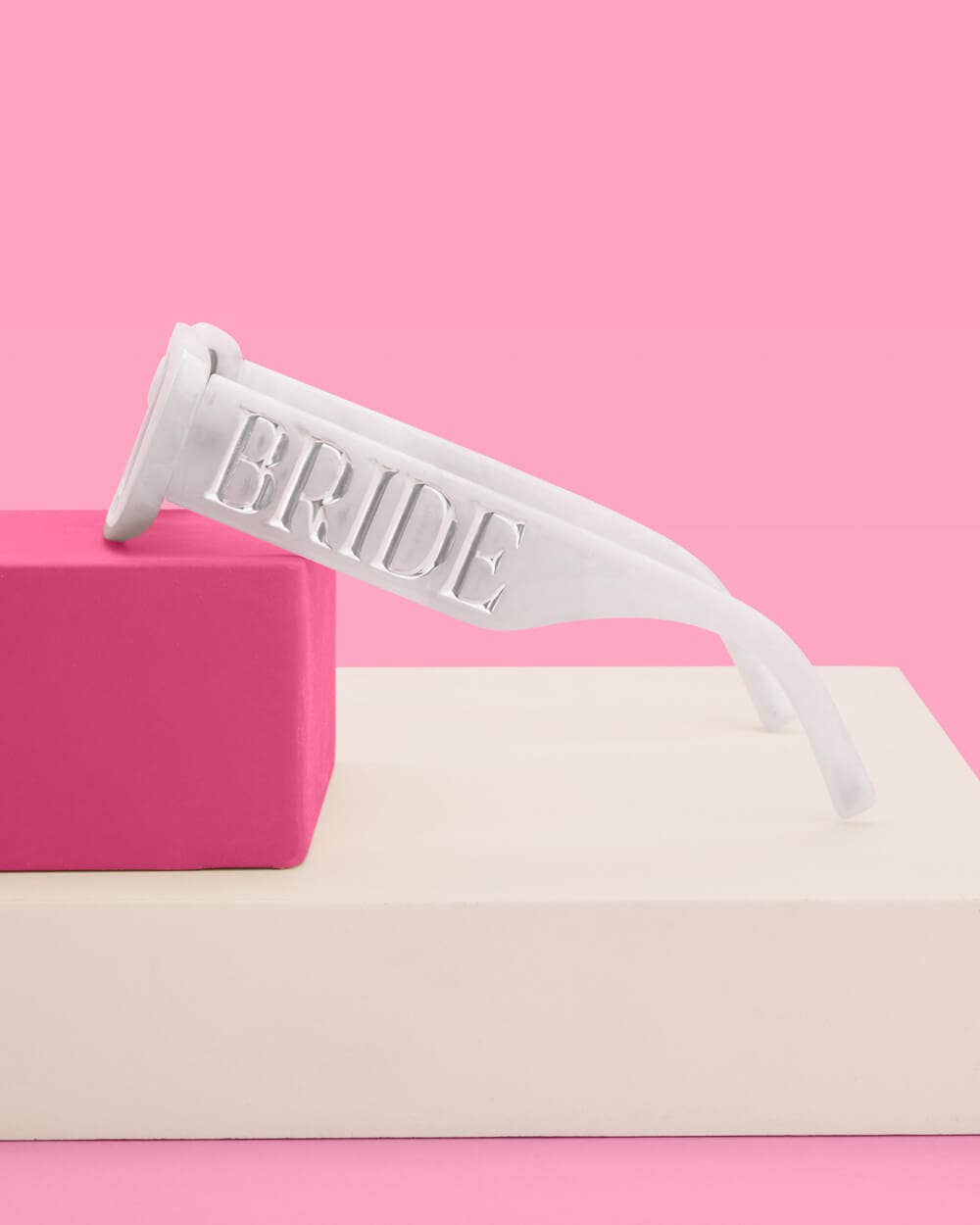 Marble & Silver Bride Sunglasses - Bachelorette Gift & Bridesmaid Favor