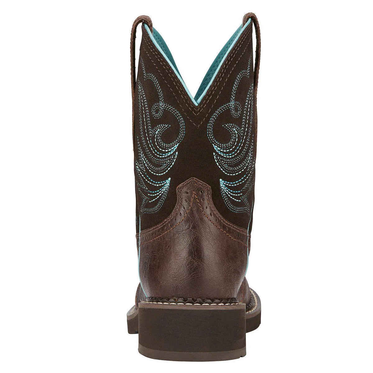 Ariat Women's Heritage Dapper Western Wide Boot in Royal Chocolate/Fudge