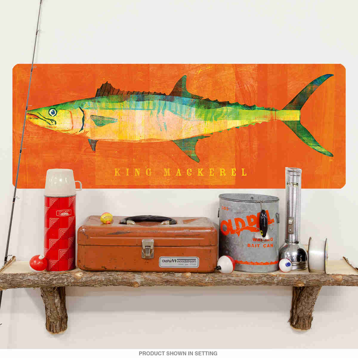 King Mackerel Saltwater Fish Art Wall Decal