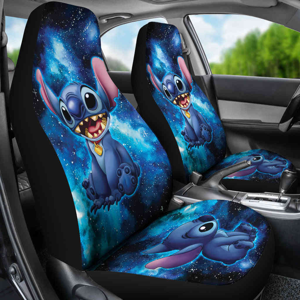 Stitch Painting Galaxy Car Seat Covers - Custom-Made & Durable