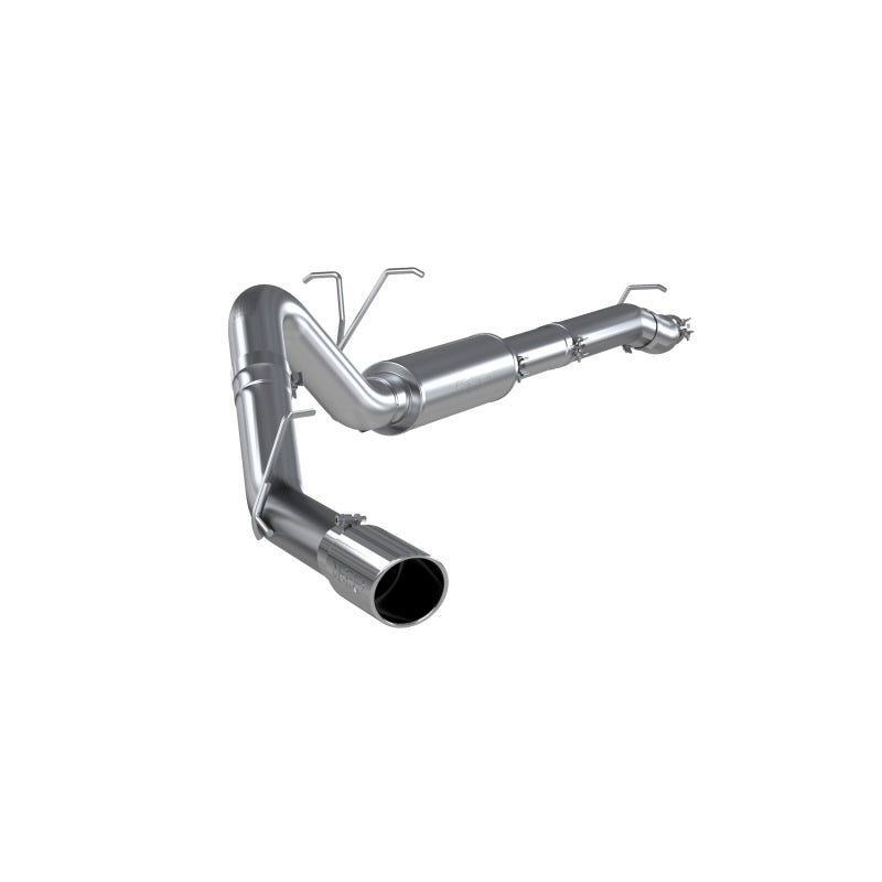 MBRP S5246AL 4 Inch Resonator Back Exhaust System Single Side Exit Aluminized Steel For 11-16 Ford F-250/350/450 6.2L