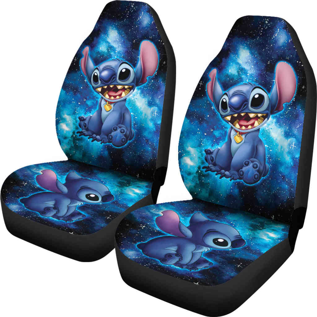 Stitch Painting Galaxy Car Seat Covers - Custom-Made & Durable