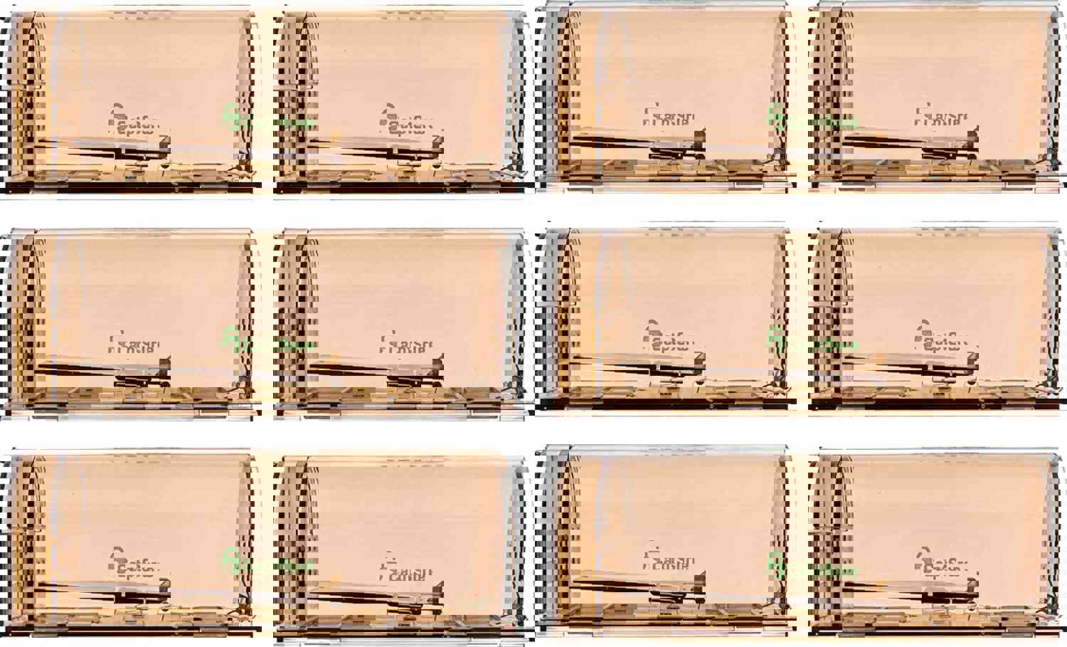 GEROSSI Humane Mouse Traps - Safe, Reusable, and Effective for Indoor/Outdoor Use (2 Pack, Small)