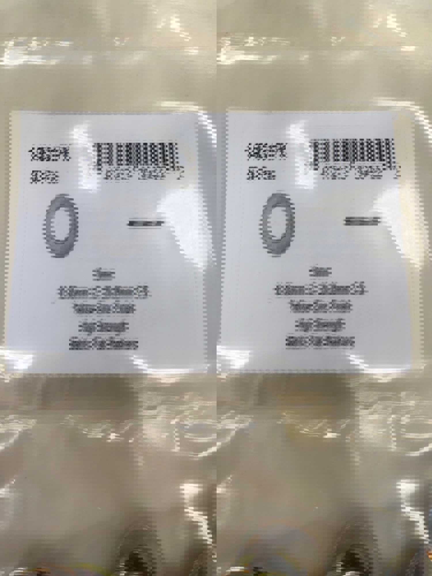 14831PK Harden Metric Flat Washers - DISCO Automotive Hardware (10mm, 50 Bag)