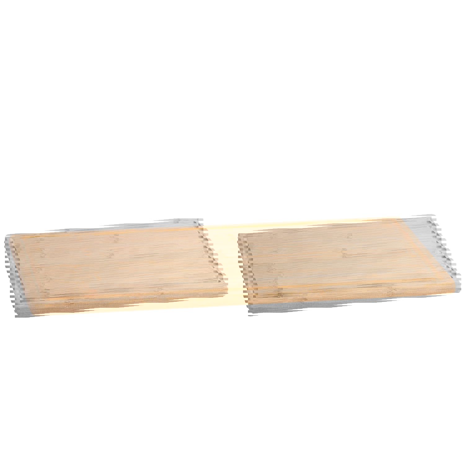 2 Pack Bamboo Cutting Board Tray - Eco-Friendly Kitchen Serving Trays for Meat, Vegetables, Cheese