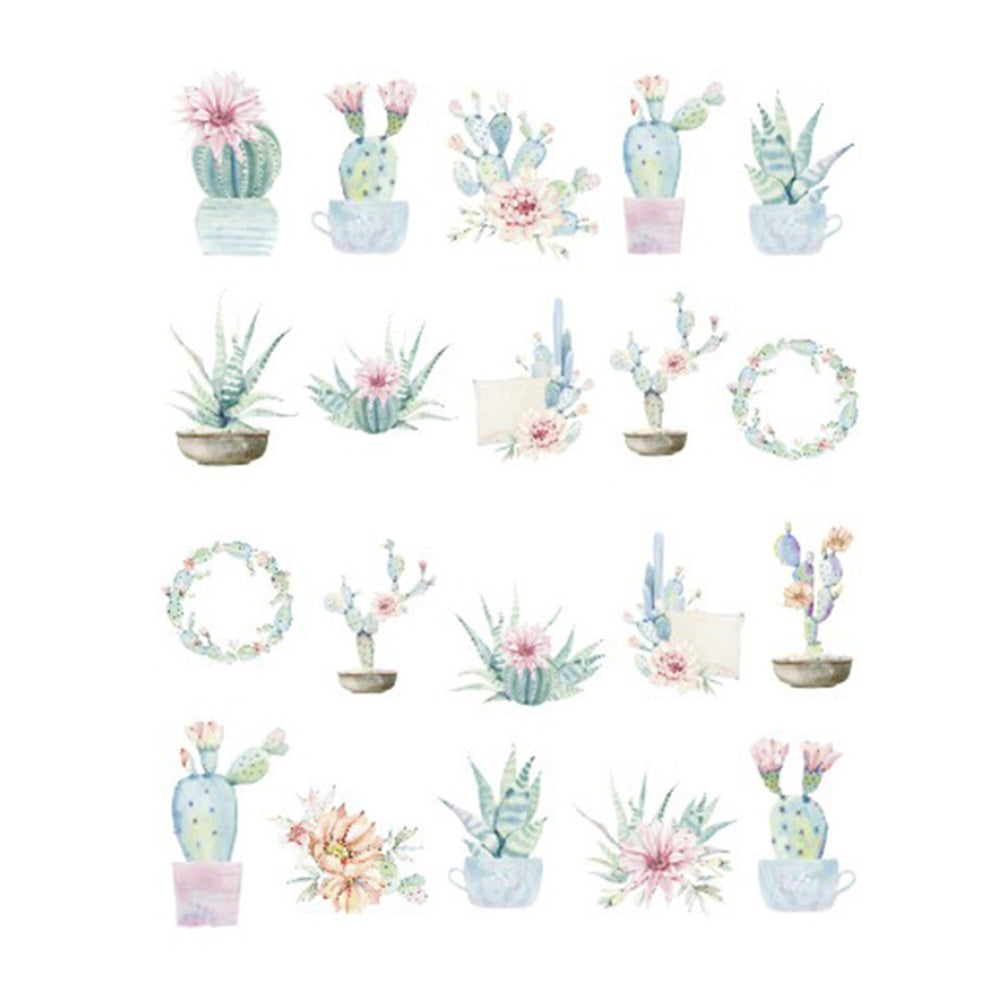 Mixed Flowers Butterfly Design Water Decals Transfer Nail Stickers