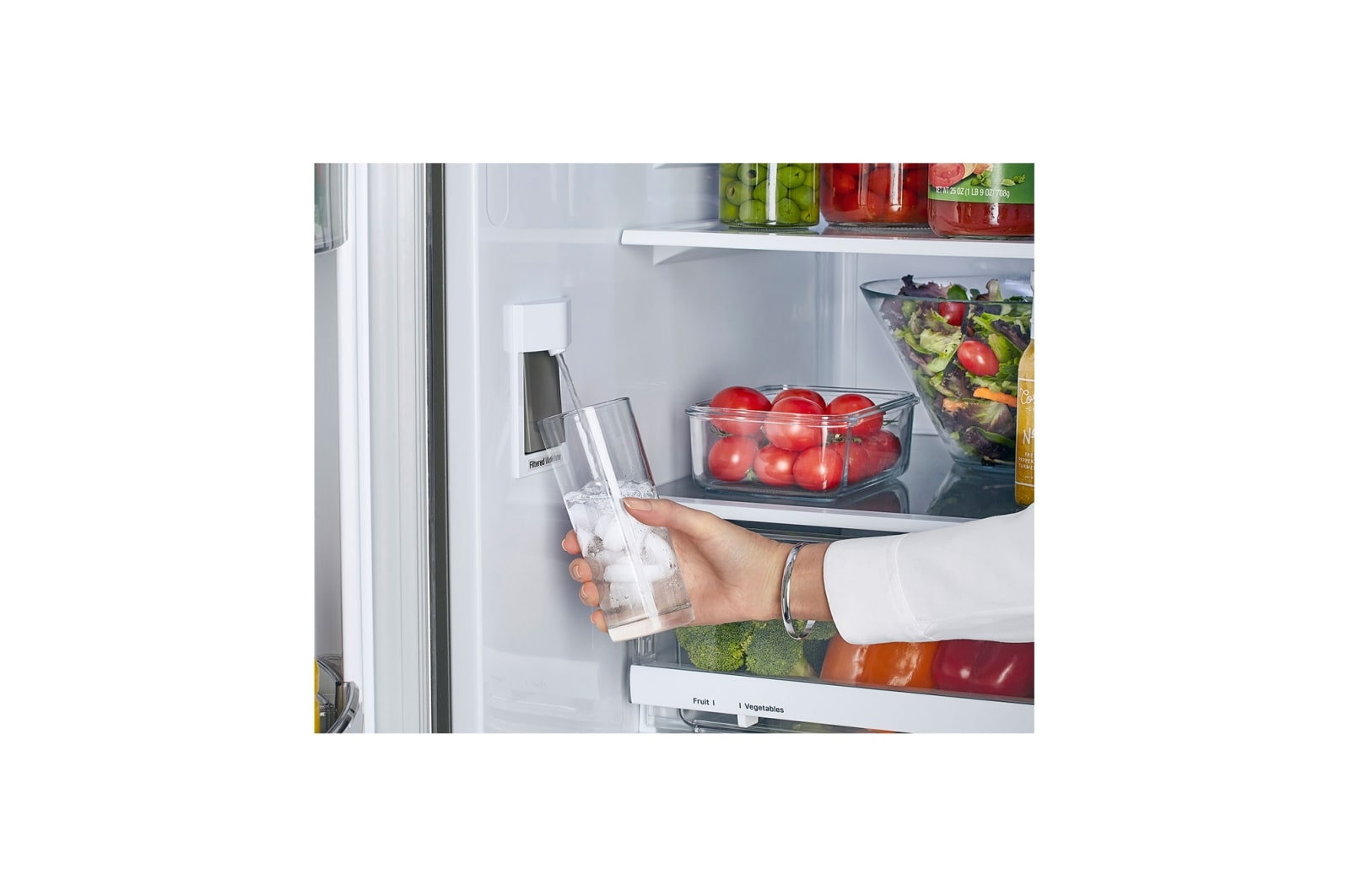 LG - 26.9-cu ft 4-Door French Door Refrigerator with Ice Maker - LMWS27626S