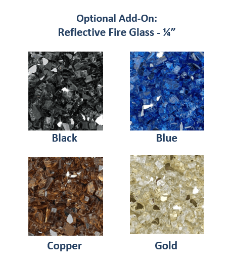 The Outdoor Plus Sienna Concrete Fire Pit with Free Cover