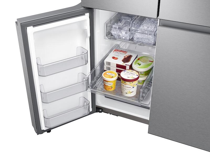 Samsung RF23A9071SR 23 Cu. Ft. Smart Counter Depth 4-Door Flex™ Refrigerator With Autofill Water Pitcher And Dual Ice Maker In Stainless Steel
