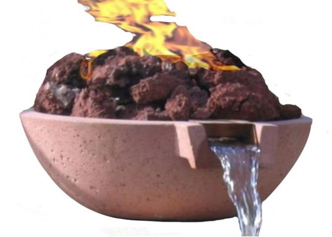 Scupper Wok Fire & Water Bowl with Electronic Ignition - Free Cover [Fire by Design]