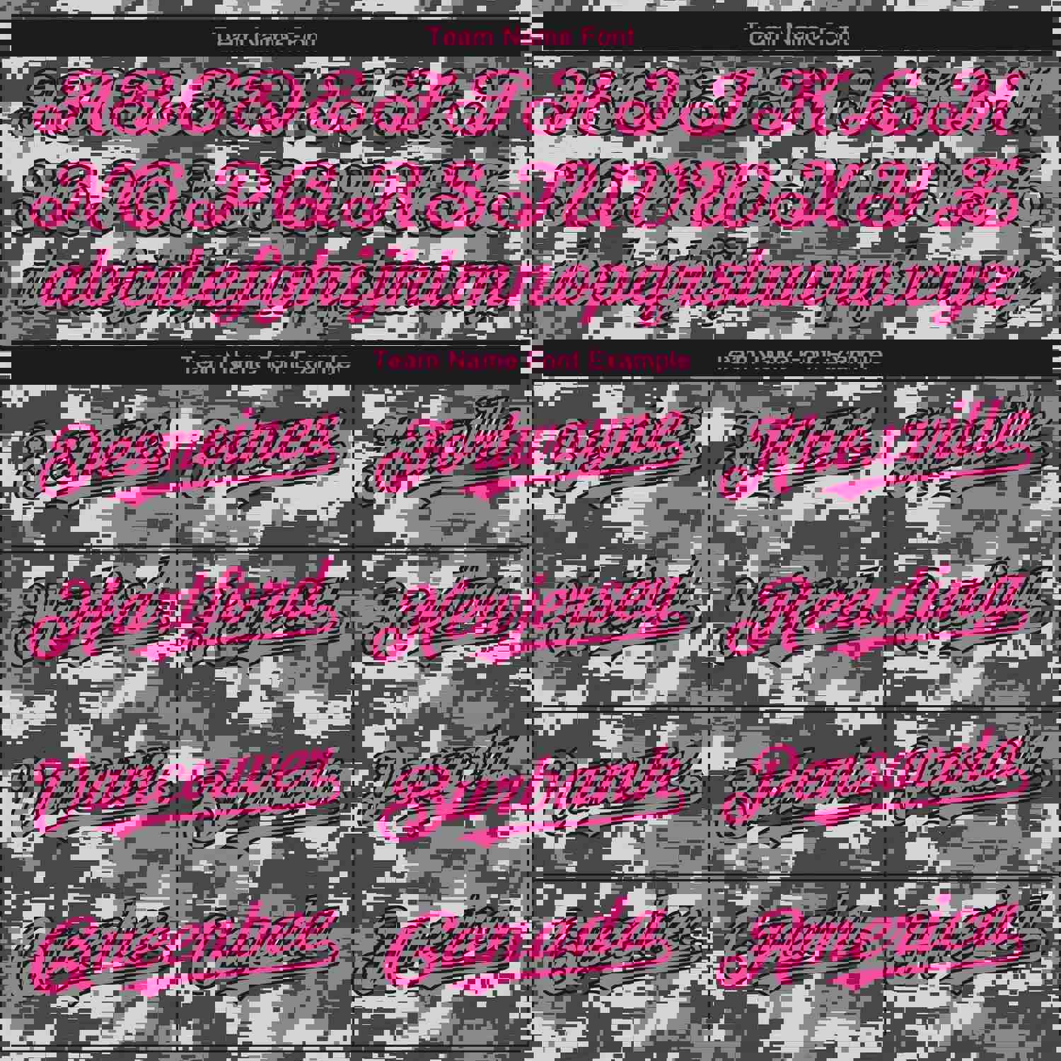 Custom Camo Pink-Black 3D Pink Ribbon Breast Cancer Awareness Women's Baseball Jersey