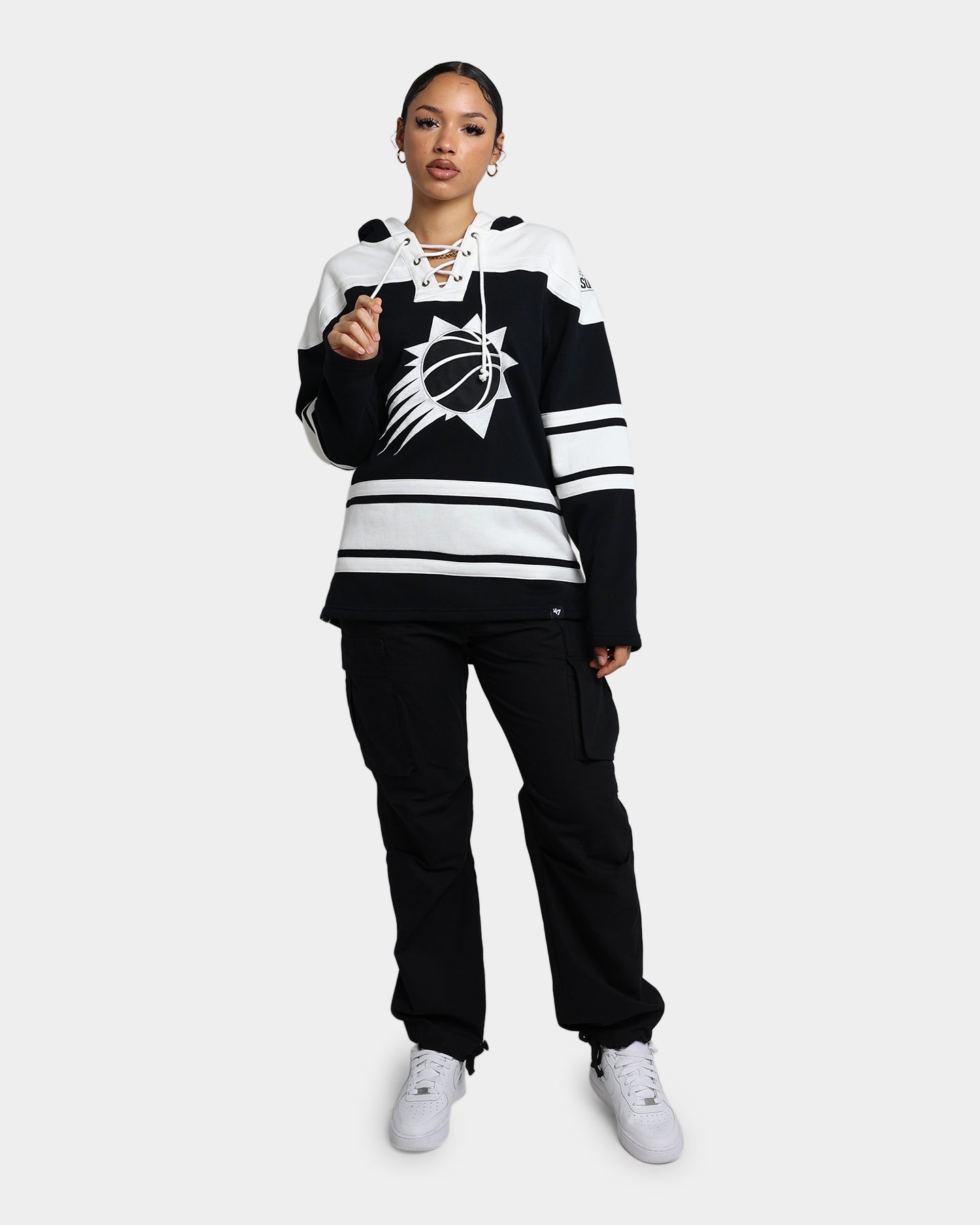 47 Brand Phoenix Suns Superior Lacer Hoodie Jet Black