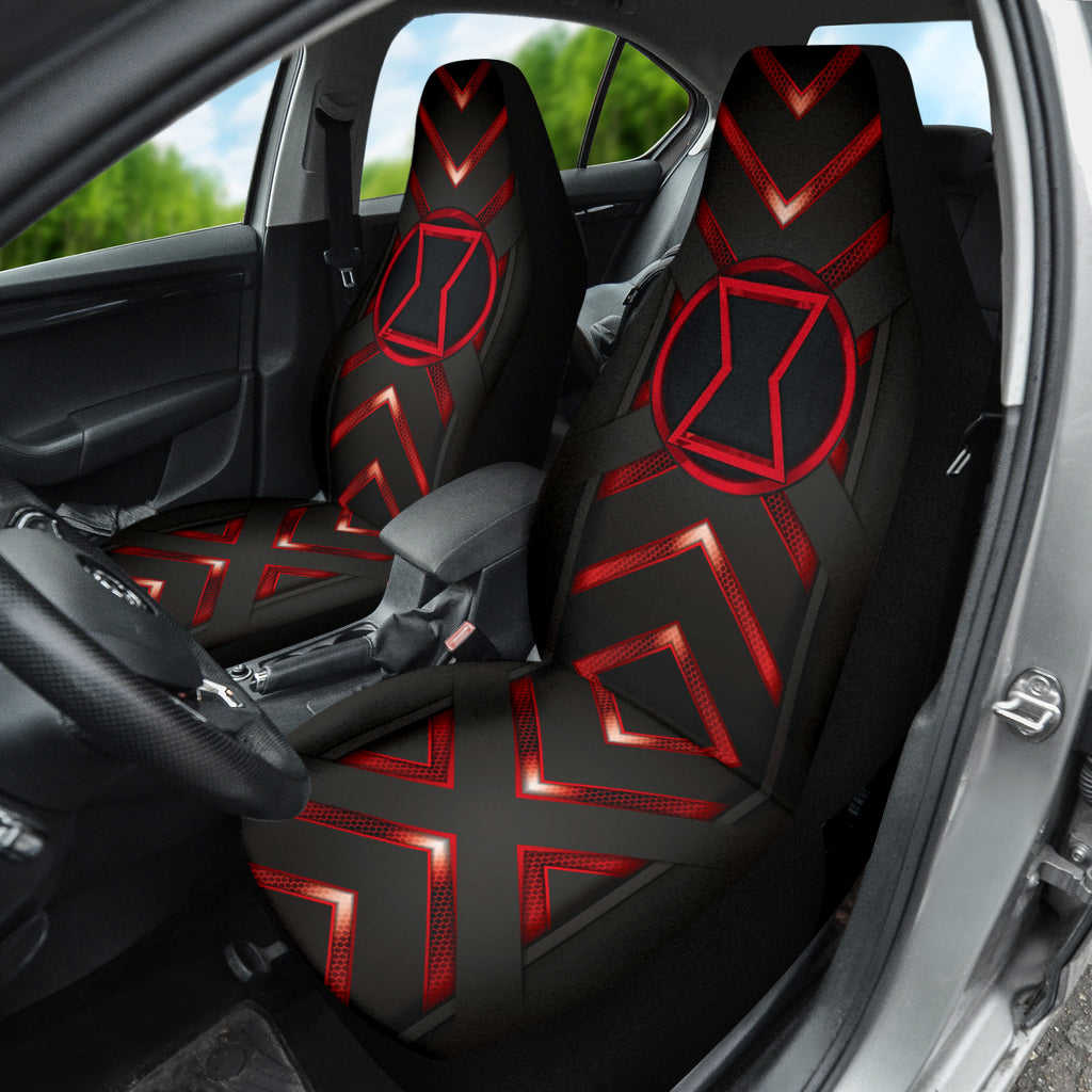 Black Widow Natasha Car Seat Covers - Premium Custom Fit for Cars & SUVs