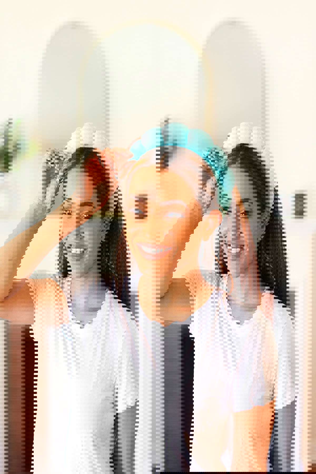 Seafoam Terry Cloth Skincare Headband