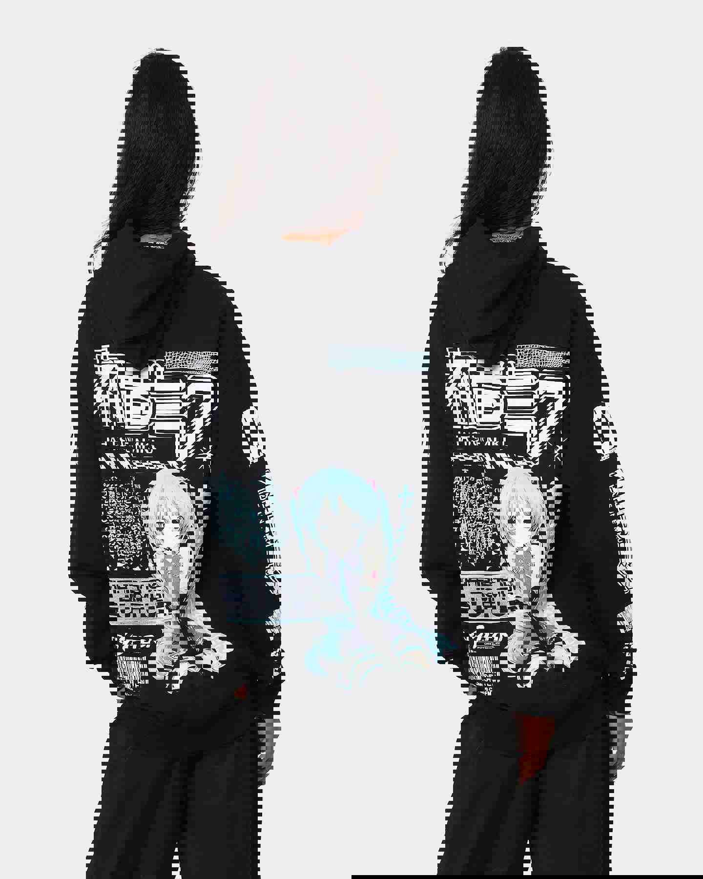 Goat Crew X Hatsune Miku Future Sound Hoodie Black