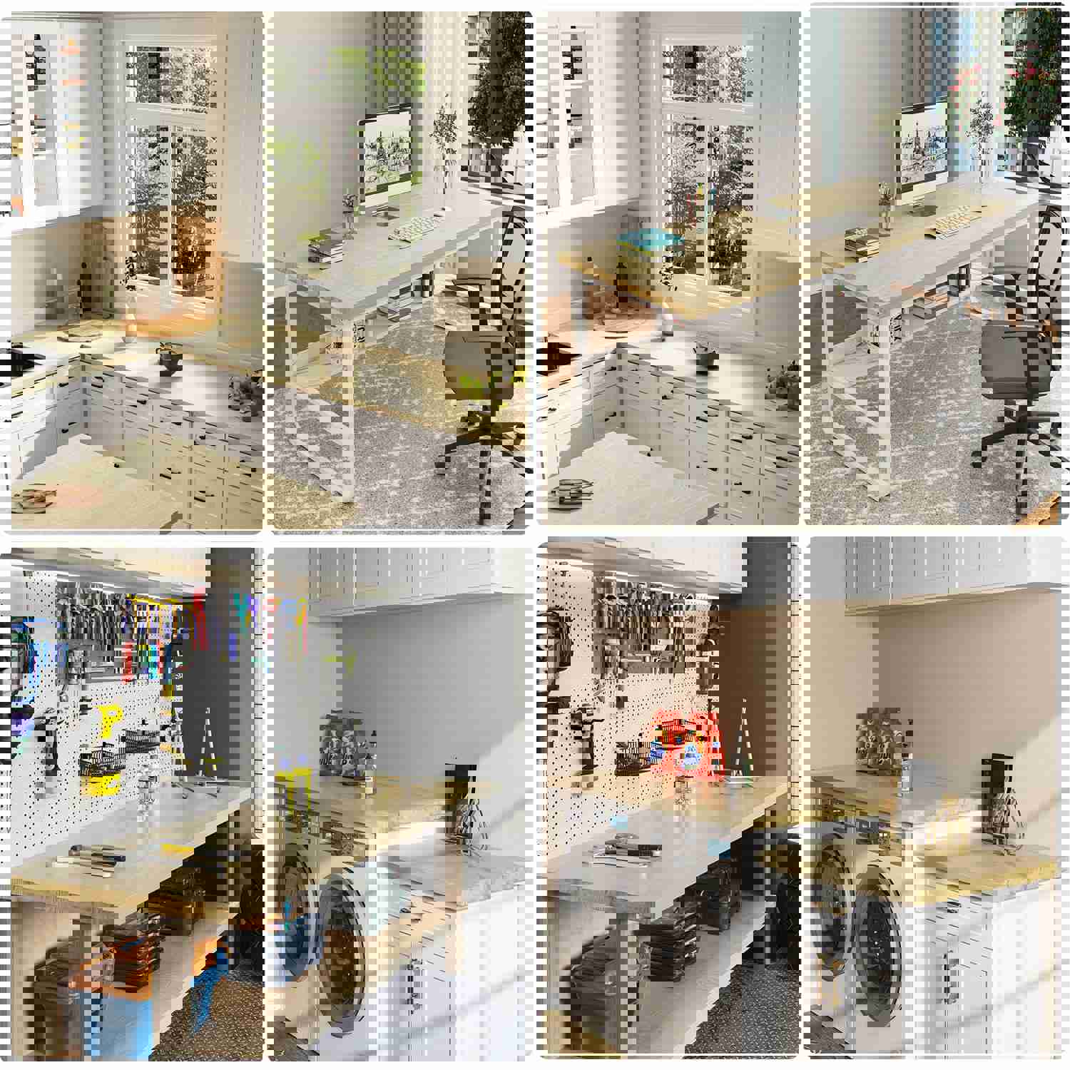 Solid Wood Rectangular Table Top for Kitchen Upgrade