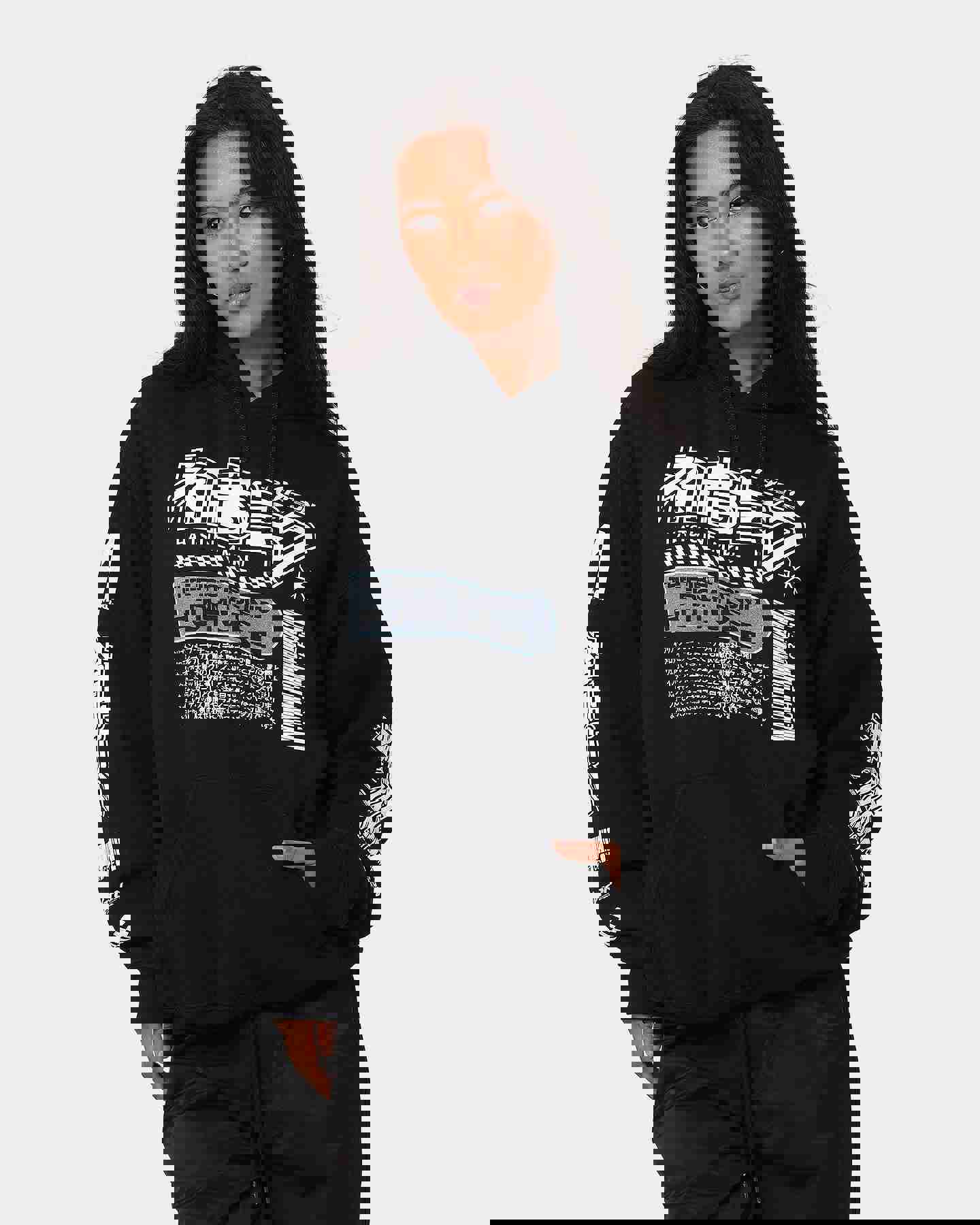 Goat Crew X Hatsune Miku Future Sound Hoodie Black