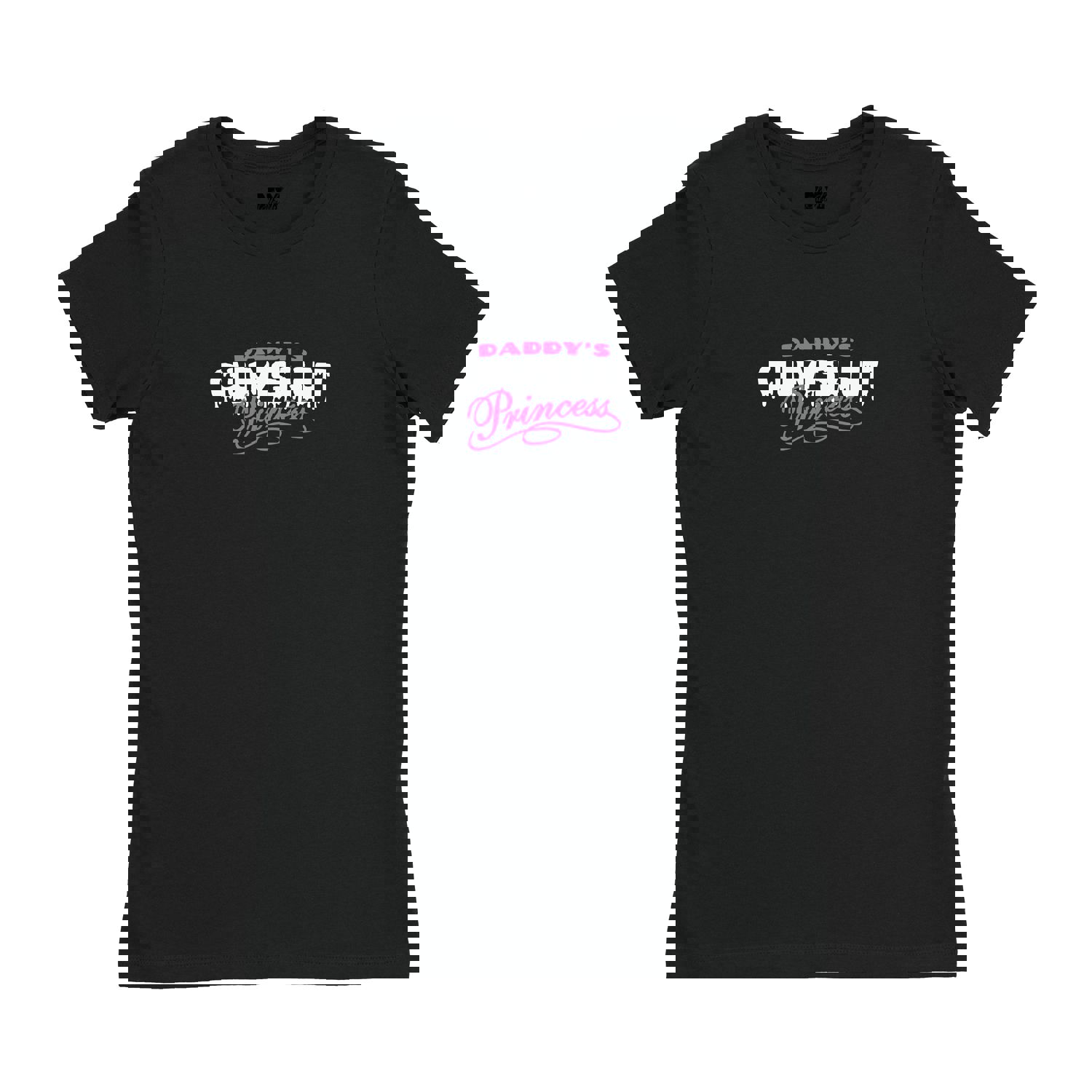 Daddy's Cumslut Princess DDLG Women's Tee Shirt - Sexy, Funny, and Cute