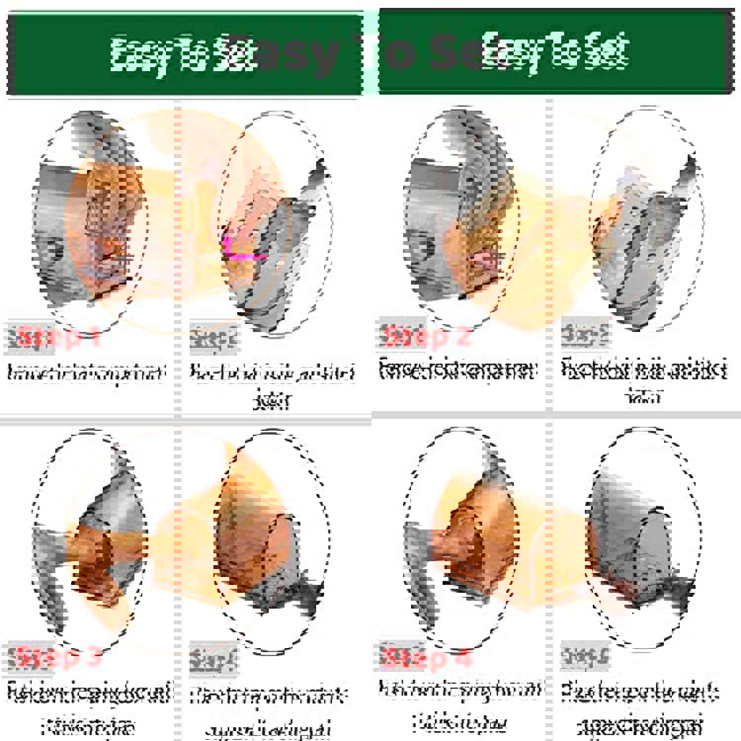 GEROSSI Humane Mouse Traps - Safe, Reusable, and Effective for Indoor/Outdoor Use (2 Pack, Small)