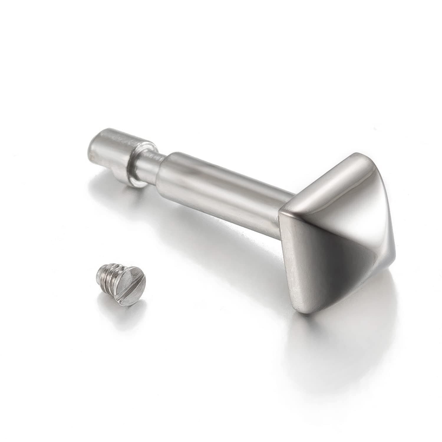 Four-sided Pyramid Screw Tube Bracelet Link Bar for Cartier Pasha 32mm Watch Lug Connect Kit