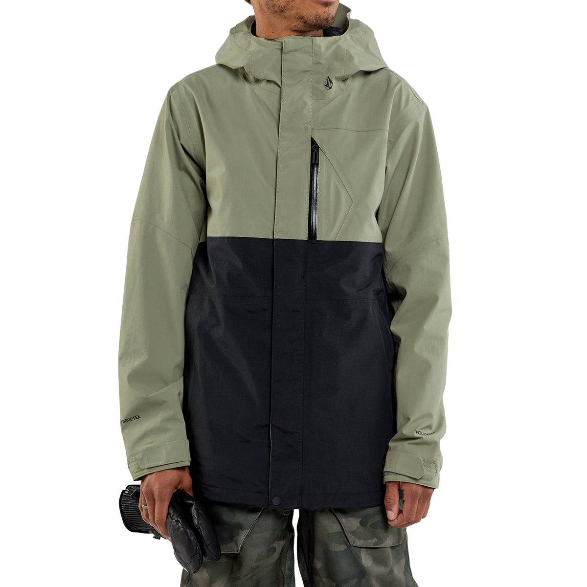 Volcom L Gore-tex 2024 Snowboard Jacket - Light Military