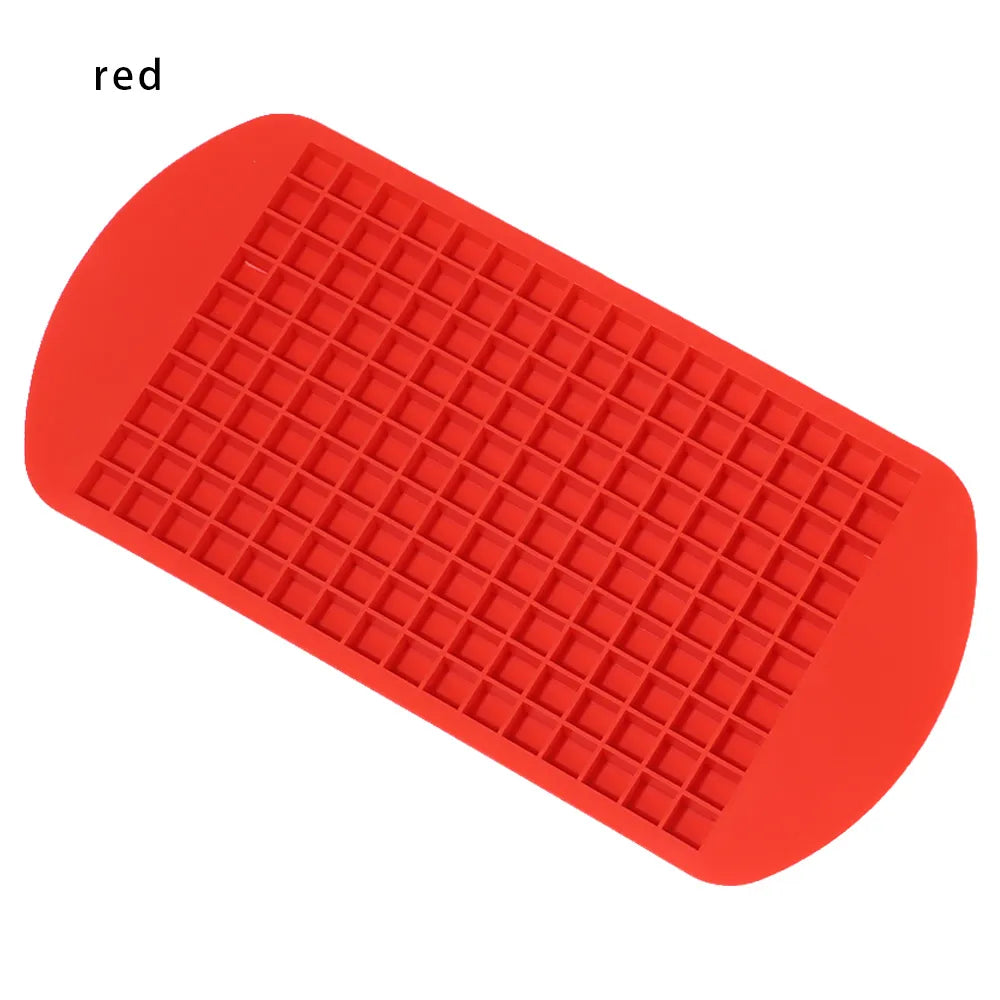 160 Grids Silicone Ice Cube Tray for DIY Fruit, Whiskey, and Kitchen Crafting