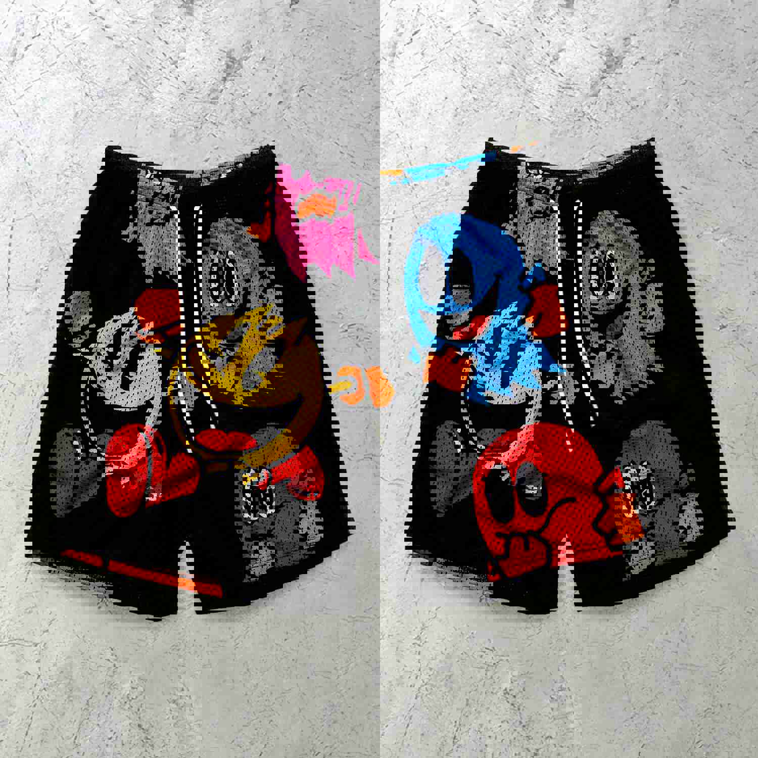 Cartoon Personality Trend Casual Retro Fashion Shorts