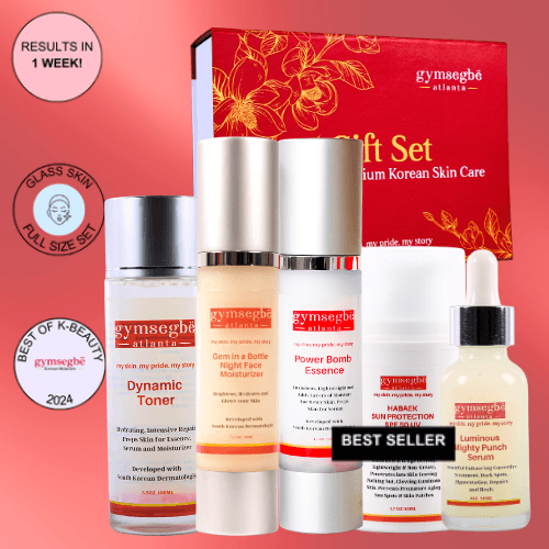 Full Size Korean Skincare Regimen Kit for Dewy Glow