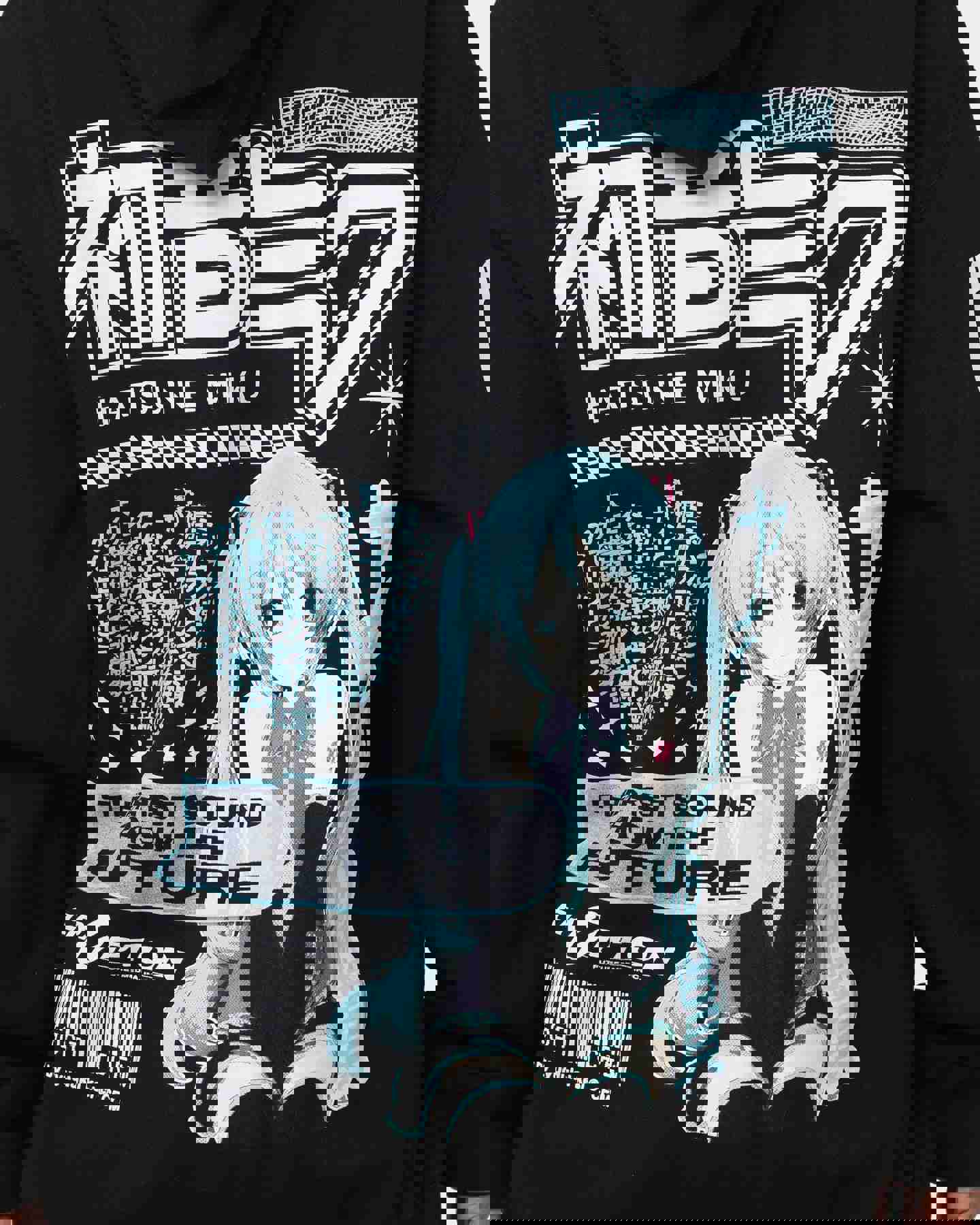 Goat Crew X Hatsune Miku Future Sound Hoodie Black