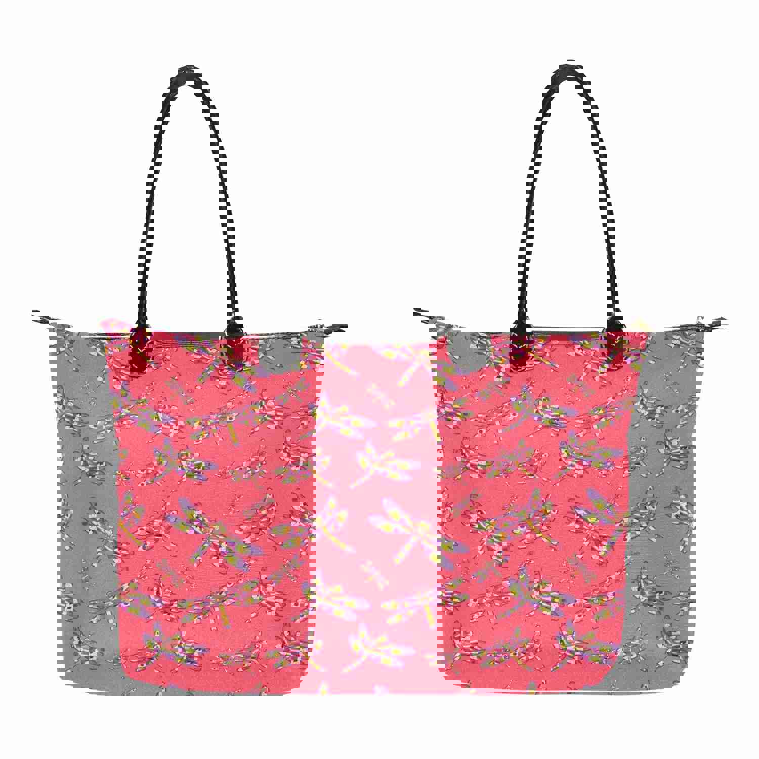 The Gathering Single-Shoulder Lady Handbag with Dragonfly Design