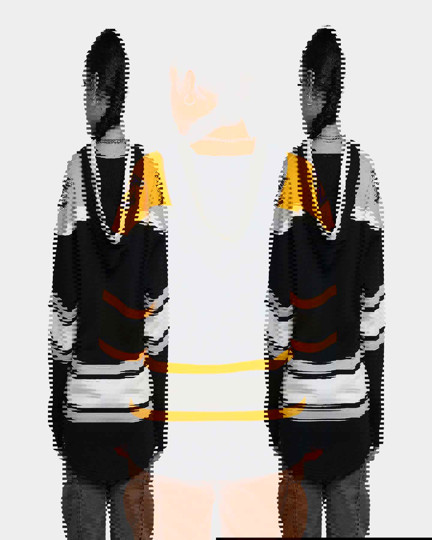 47 Brand Los Angeles Lakers Superior Lacer Hoodie Jet Black/Gold