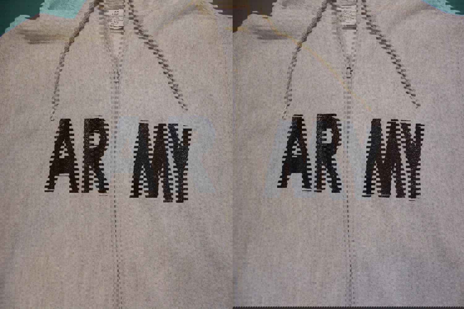 Official PX Army 1993 Full-Zip Hooded Physical Fitness Uniform Sweatshirt Hoodie