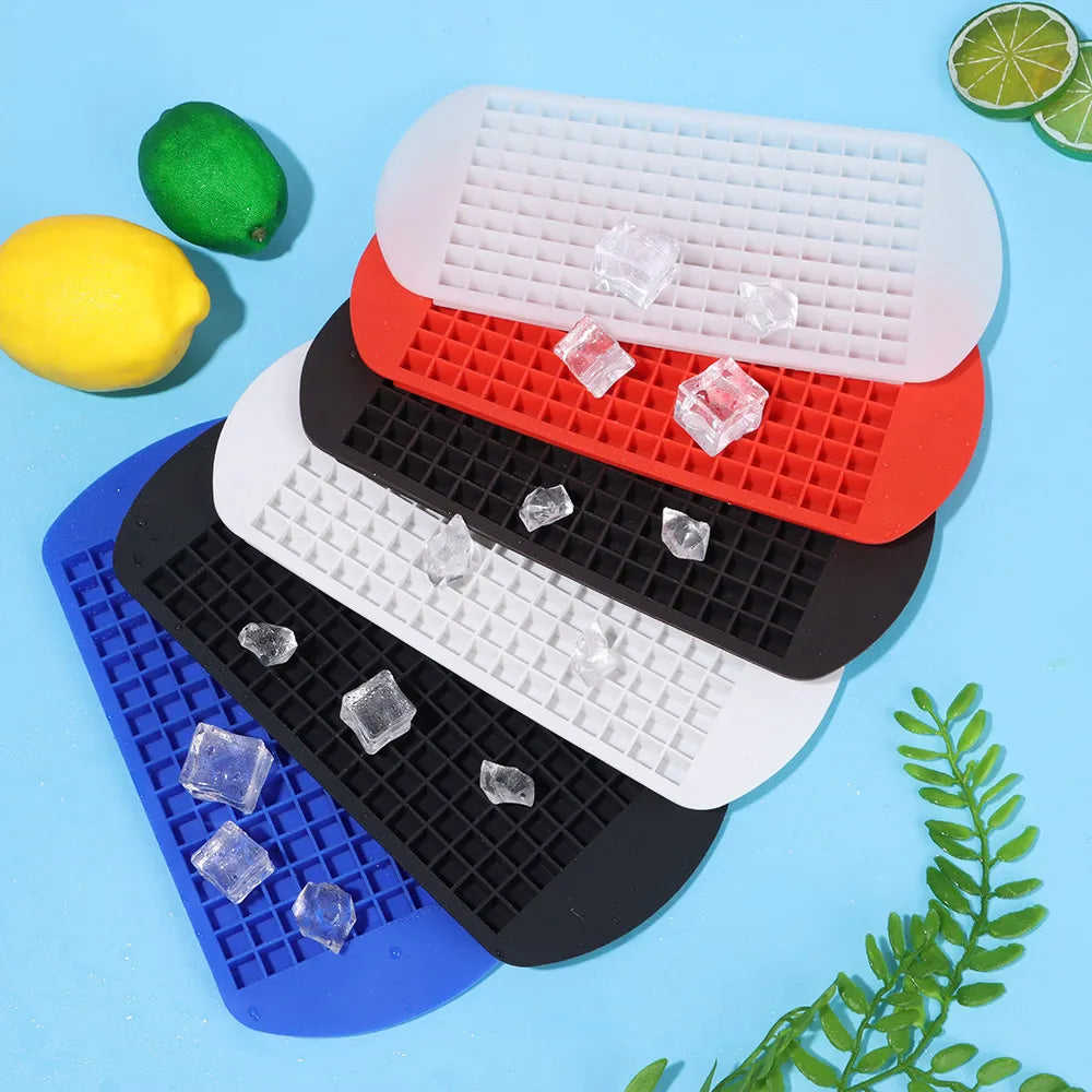 160 Grids Silicone Ice Cube Tray for DIY Fruit, Whiskey, and Kitchen Crafting