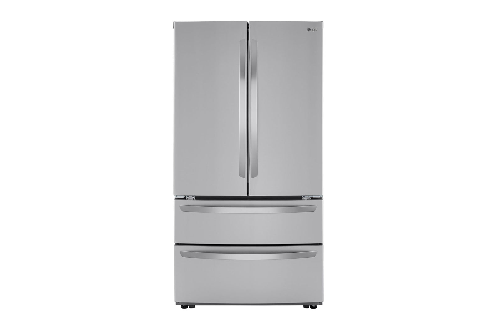 LG - 26.9-cu ft 4-Door French Door Refrigerator with Ice Maker - LMWS27626S