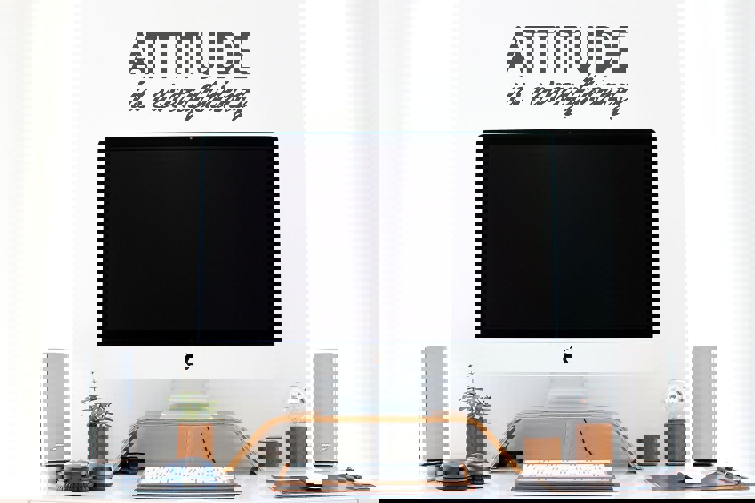 Attitude Is Everything | Home Office Wall Decal