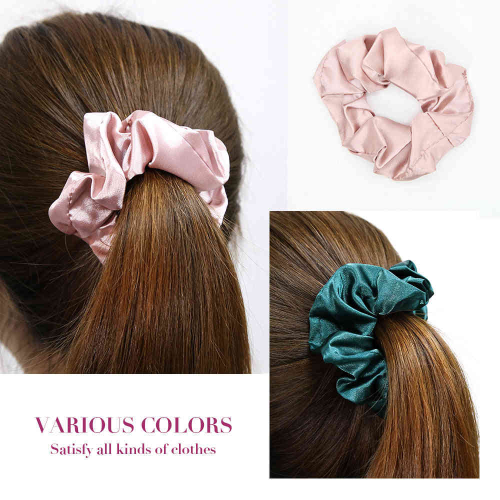 Silk Scrunchies for Women - Premium Hair Accessories
