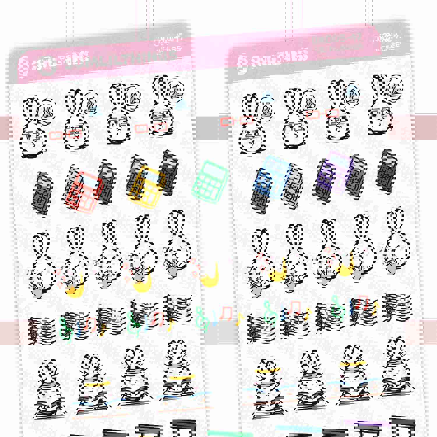 Lil Classes Stickers - Hand-Drawn Artwork for Planners and Journals