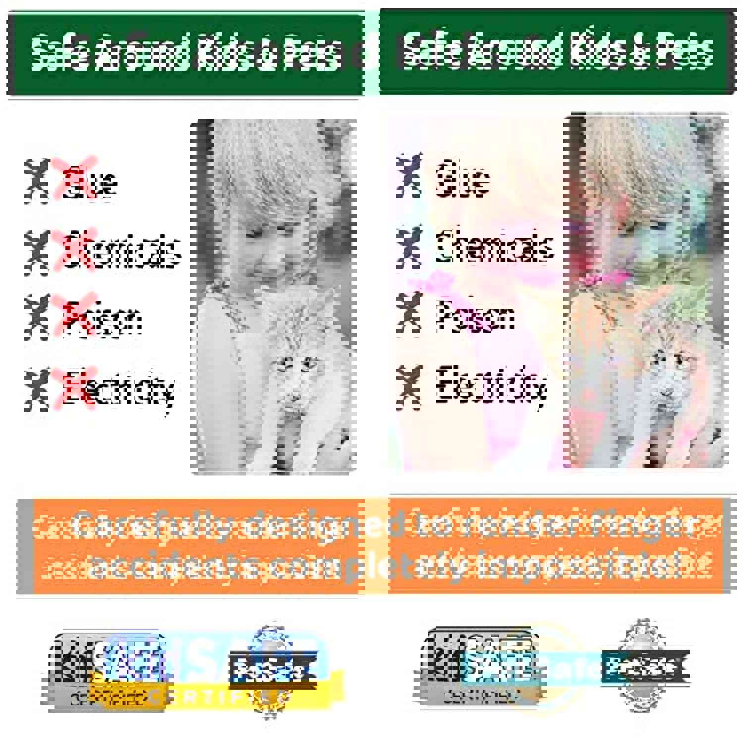 GEROSSI Humane Mouse Traps - Safe, Reusable, and Effective for Indoor/Outdoor Use (2 Pack, Small)