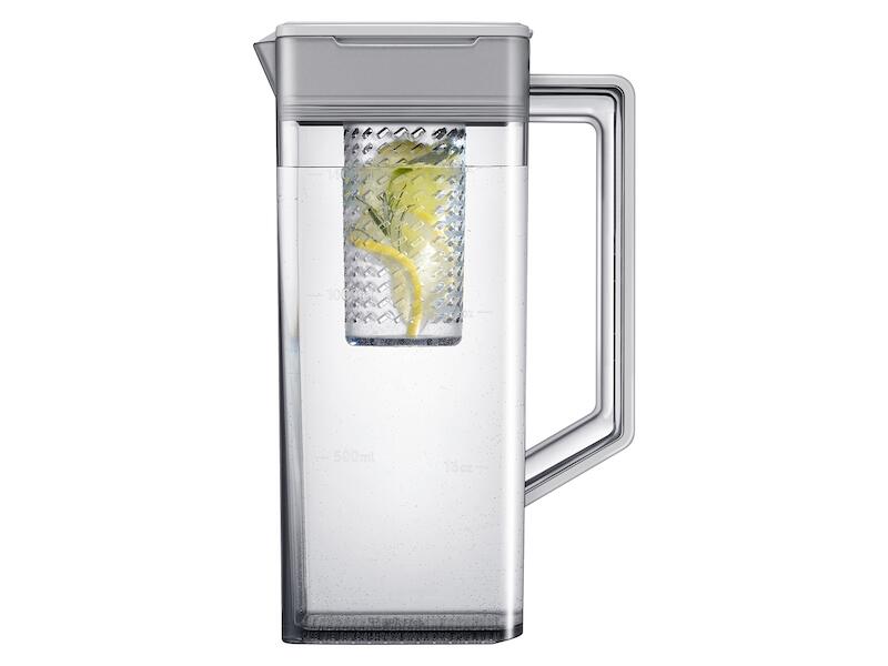 Samsung RF23A9071SR 23 Cu. Ft. Smart Counter Depth 4-Door Flex™ Refrigerator With Autofill Water Pitcher And Dual Ice Maker In Stainless Steel